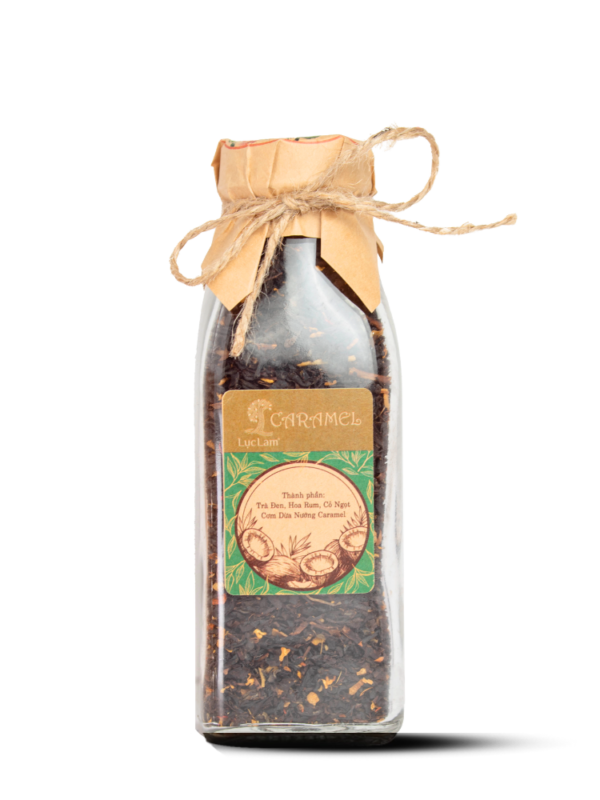 Trà Hoa Thảo Mộc Caramel - Chai thủy tinh vuông